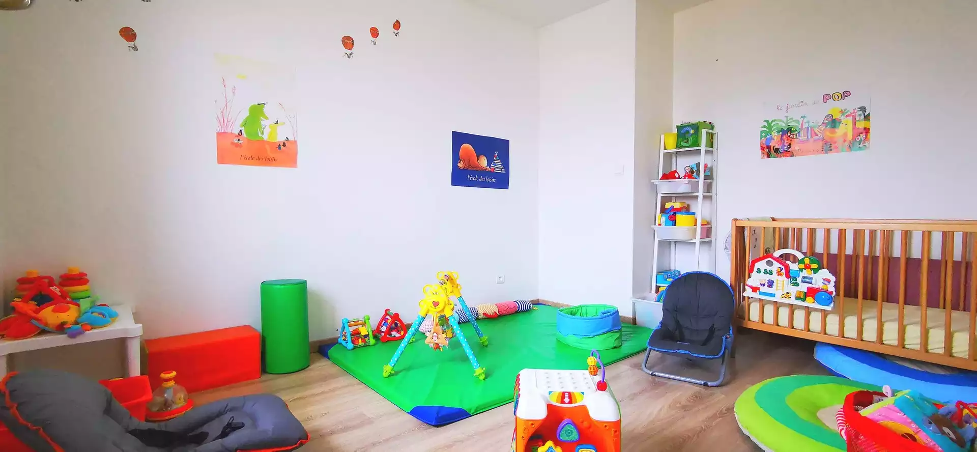 L'espace bébé de la maison des petits pas